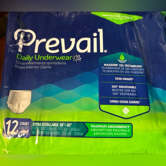 Prevail Incontinence Underwear Men & Women, Max Absorbency (2 packs) - Picture 3 of 4